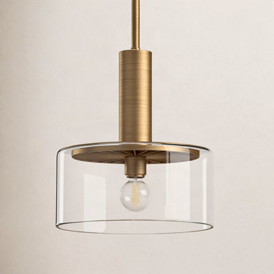 Single Light Glass Pendant
