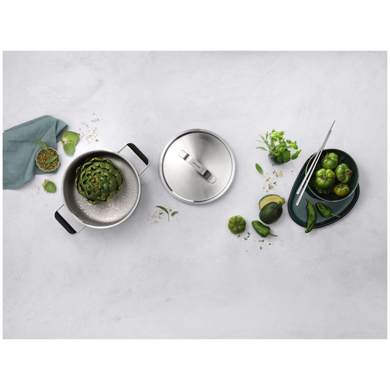 ZWILLING Pure 6-Pc Stainless Steel Cookware Set, Rose, Green