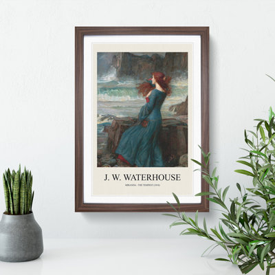 Miranda the Tempest by John William Waterhouse - Picture Frame Painting