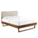 Bridgette Wood Platform Bed with Angular Frame