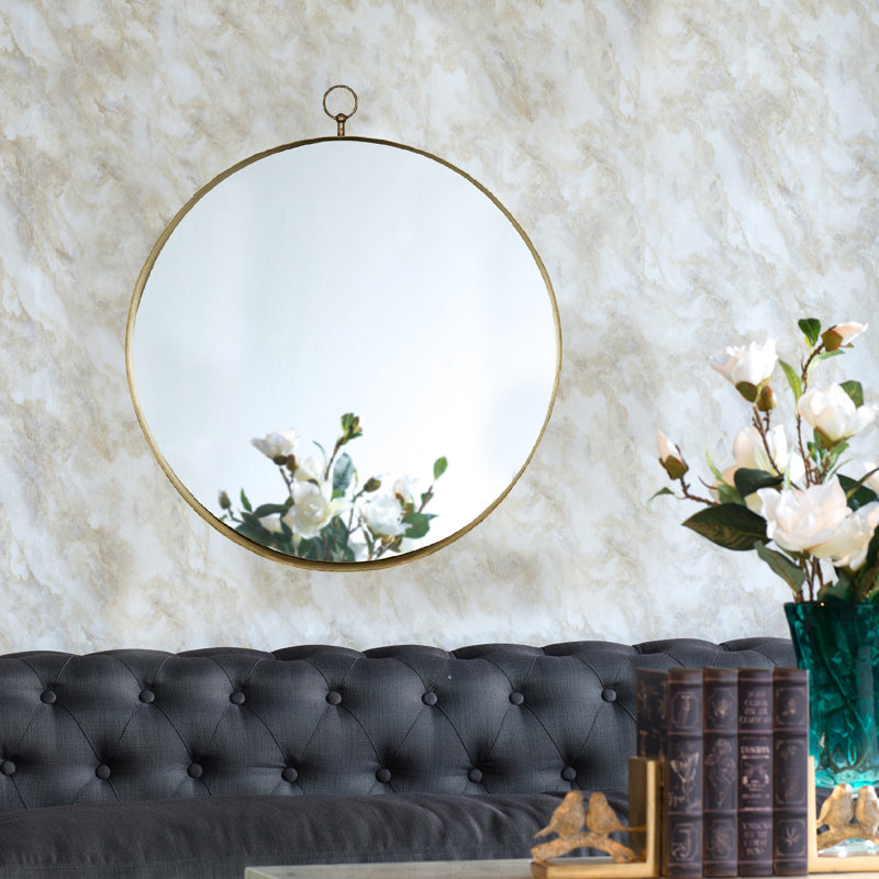 Miroir rond 24 po x 28 po, 28 po x 24 po