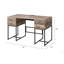 Bureau de bureau Desirre avec port USB