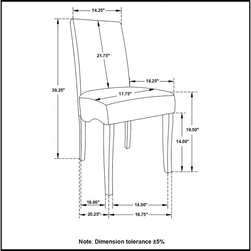 Ensemble de 2 chaises d'appoint rembourrées en velours , Revêtement gris