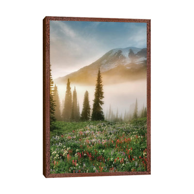 Rainier Wildflowers by Dennis Frates - Print on Canvas