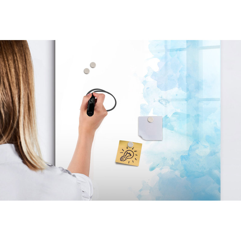 Magnetic Glass Photo Memo Board
