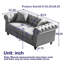 Luxueux canapé modulaire capitonné avec coussins confortables et pieds robustes-127658184