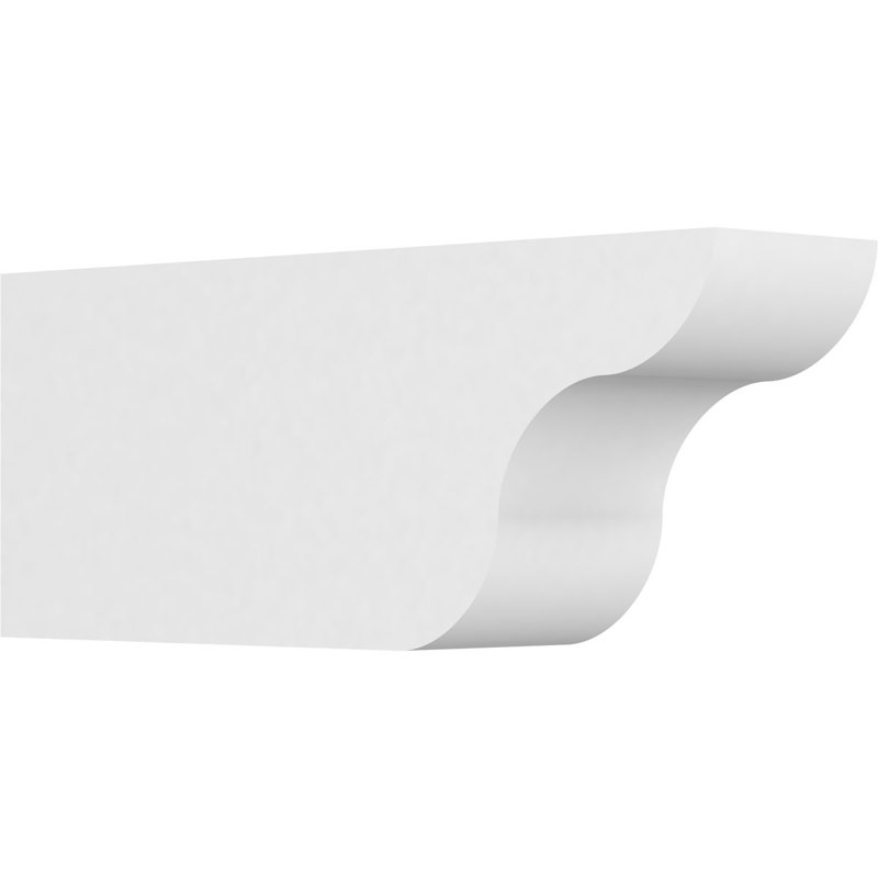 Queue de chevron standard en PVC de qualité architecturale Carmel, H 8 po x L 5 po x P 20 po