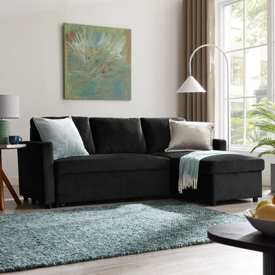 Tannum 3 Seater Velvet Sofa Bed