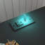 Table de chevet intelligente noire avec station de recharge intégrée et veilleuse, meuble de rangement multifonctionnel pour chambre à coucher