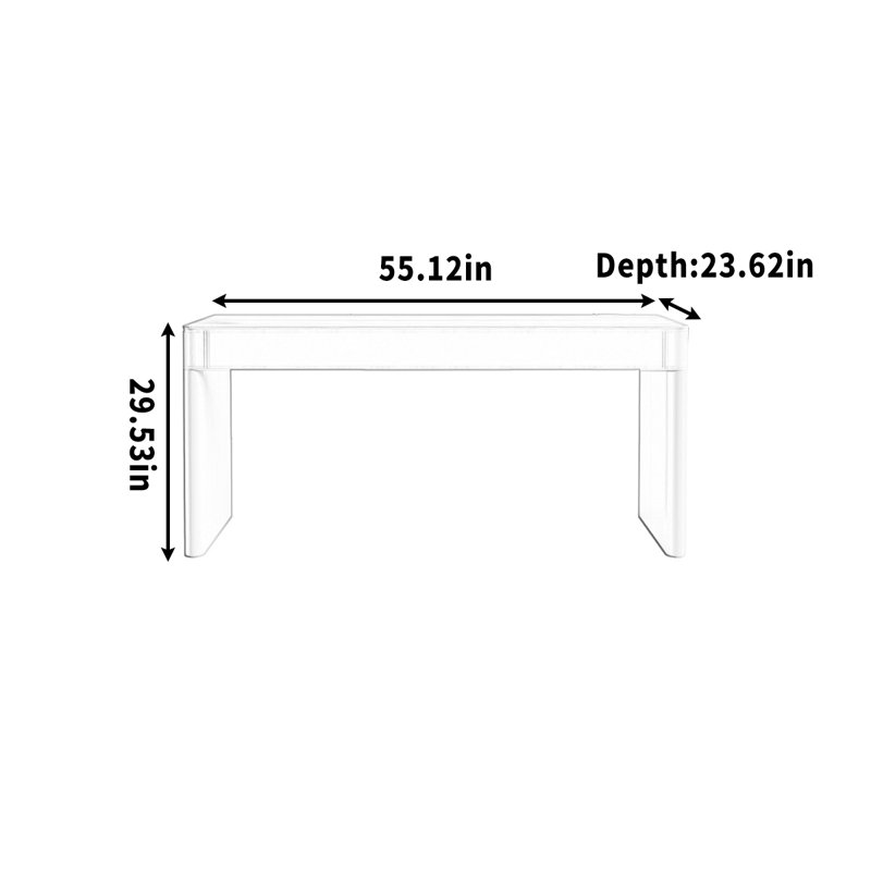 Quentez, H 29,53 po x l 55,12 po x P 23,62 po