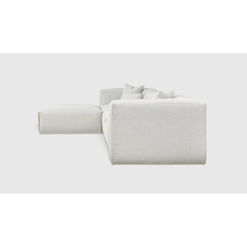 Nest Modular 4-PC Sectional, Fog Boucle