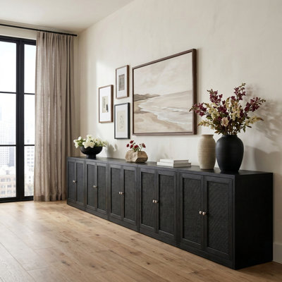 Gerardi Solid Wood And Oak Veneer Sideboard/Buffet
