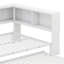 Lit de jour double en métal avec lit gigogne, armoires de rangement et ports USB-106649549
