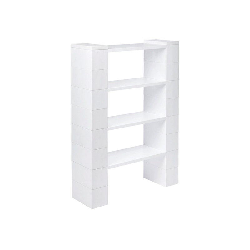 EverBlock 4 Level Shelving Kit, White
