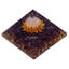 Cristal pierre concassée pyramide goutte à goutte résine décorative pour ornements de voiture 21-198634612