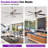 52" Modern 3CCT Dimmable LED Ceiling Fan with Remote Control, Double-Sided Blades, 6-Speed Reversible DC Motor, Timer-230954275
