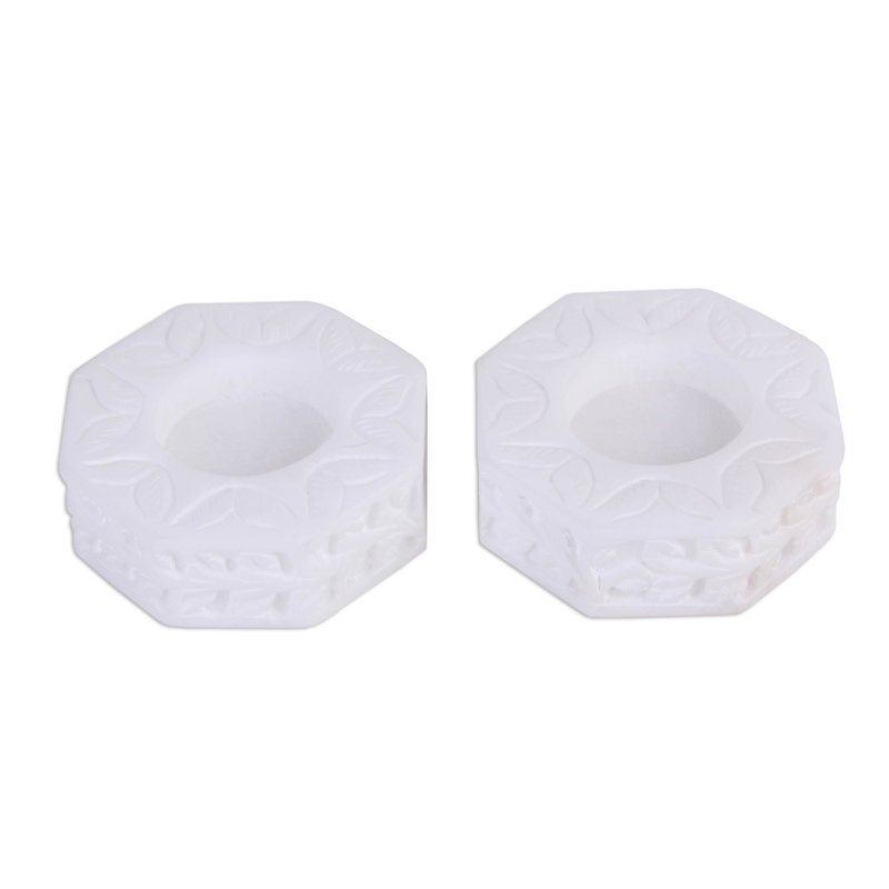 1'' H Stone Tabletop Tealight Holder
