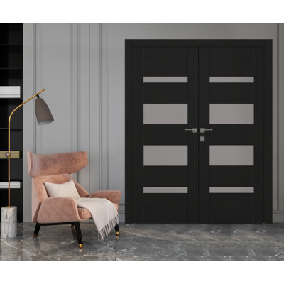 Double porte intérieure en bois manufacturé Mirella