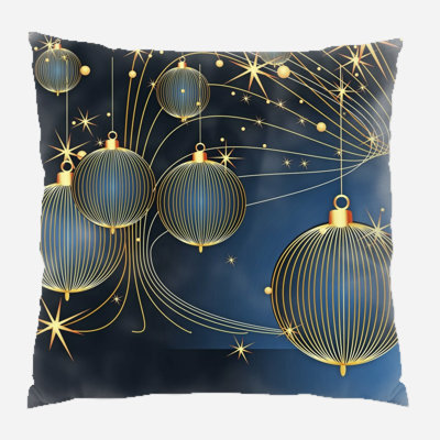 Canvas Outdoor Reversible Throw Pillow