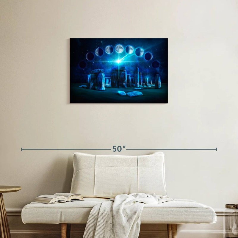Phases de lune Kavia Stonehenge, H 20 po x l 30 po