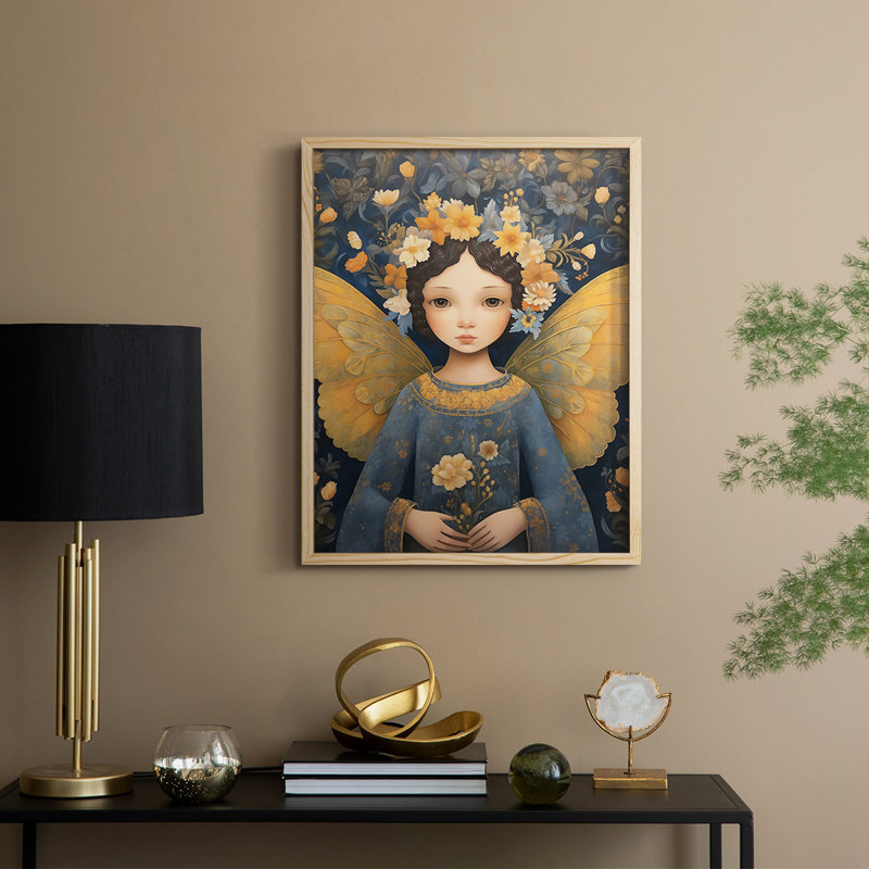 «Religious Series», reproduction encadrée sur CD en bois massif, Naturel, H 21 po x l 17 po
