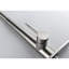 Robinet d'évier de cuisine à poignée simple rétractable, matériau en acier inoxydable, finition nickel brossé, buse haute rotative à 360 °, trois types de débit d'eau pour le travail, gestion des leviers, traitement de surface rouille-870313097