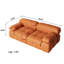 Causeuse cylindrique 69,3 po Jesse-343360311