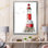 Phare au sommet de la montagne - Peinture sur toile