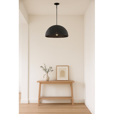 Dalia 3-Light Wooden Bead Dome Convertible Chandelier