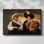 Le diseur de bonne aventure (version du Louvre), v. 1595 - Toile tendue avec châssis Caravaggio-132874349-132874353