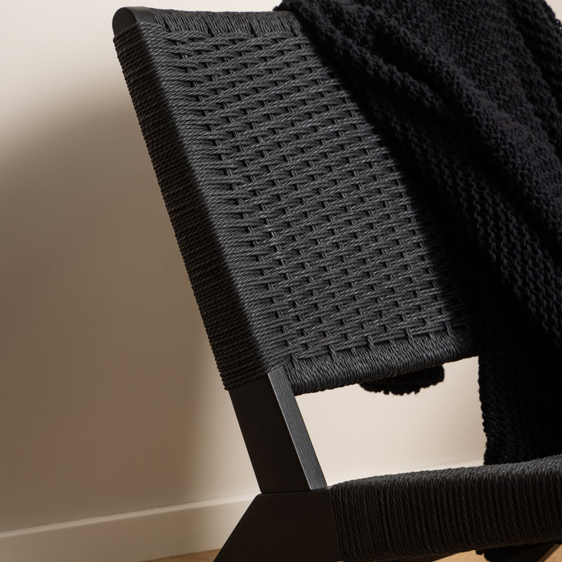 Littleton Upholstered Accent Chair, Black