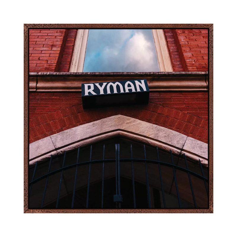 The Ryman by Bethany Young - Print on Canvas, Classic Brown Wood Framed, 45.72cm H x 45.72cm W x 3.81cm D