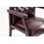 Chaises d'invité de réception en cuir avec siège et accoudoirs rembourrés Fauteuil de direction ergonomique à dossier moyen pour salle d'attente-1087296057