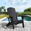 Méridienne pliable Adirondack, méridienne de patio, méridienne en PEHD résistant aux intempéries-520171148