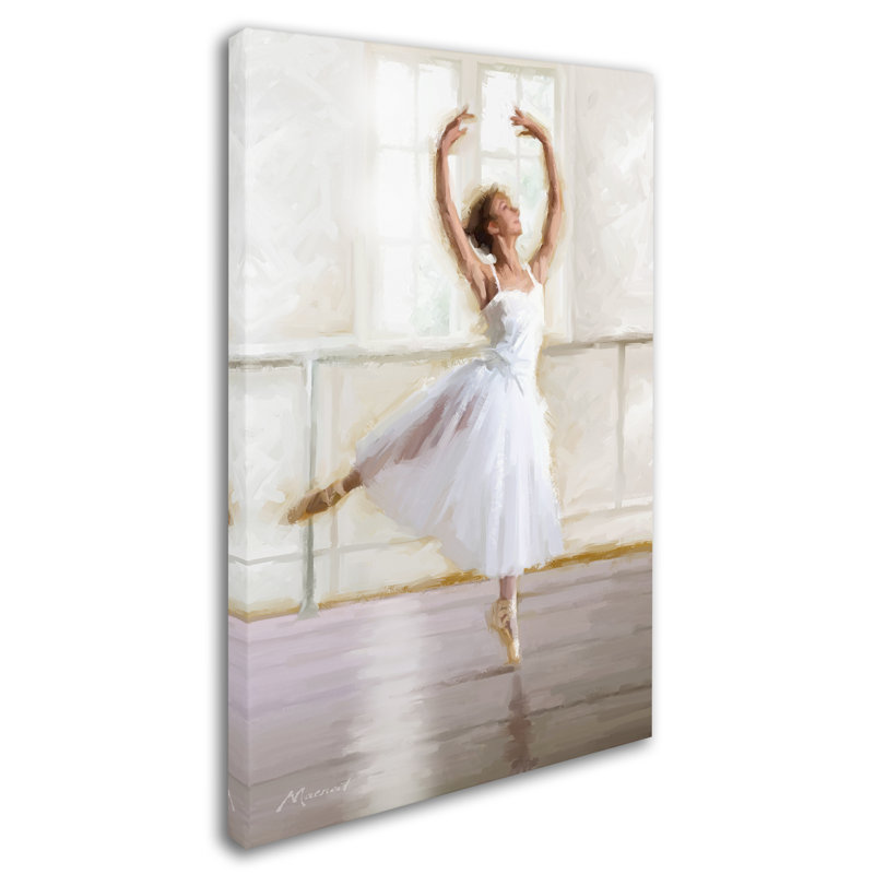« ballet dancer », art sur toile, H 32 po x l 22 po x P 2 po