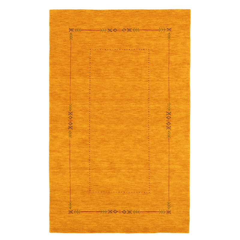 Kashkuli Gabbeh Orange Rug 4'11" x 8'0"