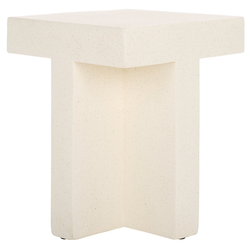 Aldrich Square Accent Table, White