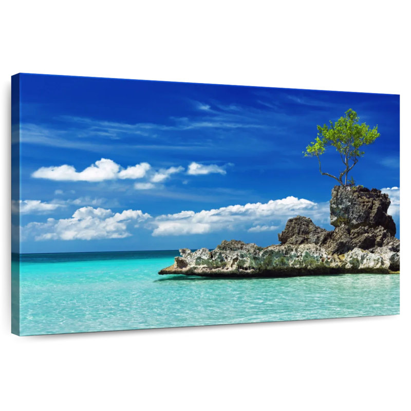 Gillard Willy's Rock In Boracay, 16" H x 24" W