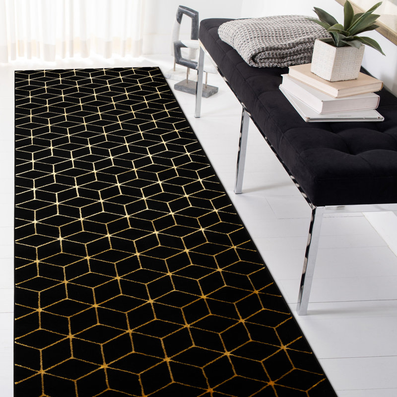 Runner Polonskaya Geometric Area Rug, Runner 60 x 300cm