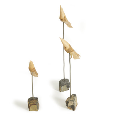 3 Piece Soma Loft Flock Statue Set