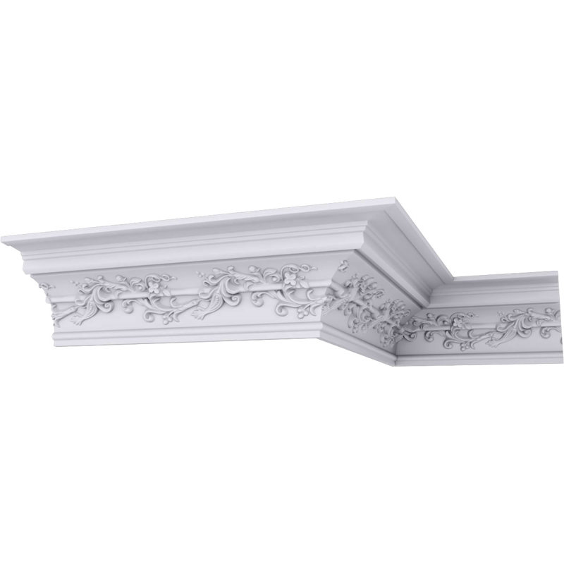 Hampton 6 1/4"H x 94 1/2"W x 6 1/4"D Crown Moulding