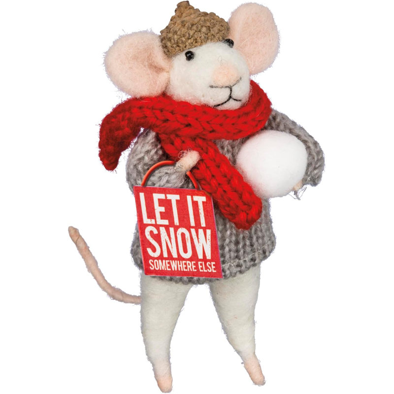  Let It Snow Mouse Critter Somewhere Else