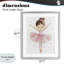 «Graceful Ballerina Pose», reproduction sous verre encadrée, design by Creative Studio-2013004647-2013004645
