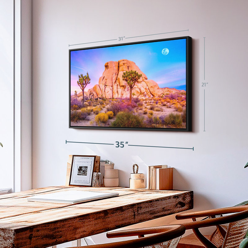 Places "Joshua Tree National Park, art mural", H 21 po x l 31 po