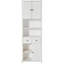 Aaeedah Solid Wood Freestanding Linen Cabinet-2120218642