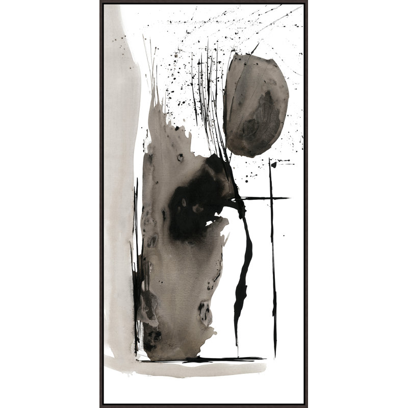 Notion I Painting by Van Garret, 61.75" H x 31.75" W, Glass Coat