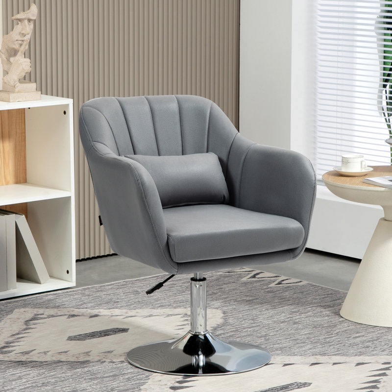 Holtsville Upholstered Swivel Armchair