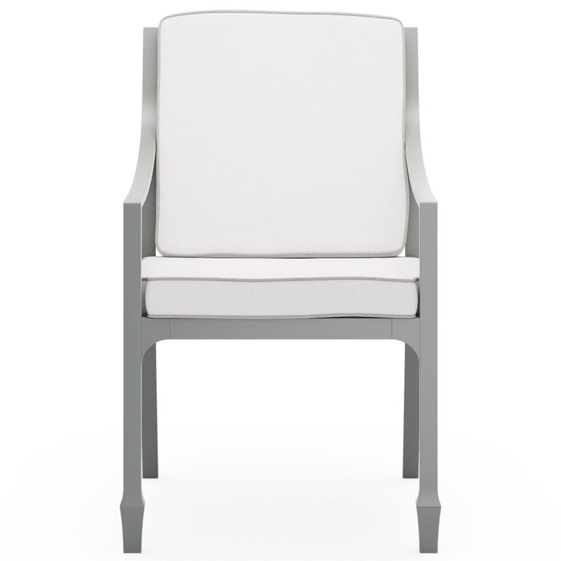 Alberti Outdoor Dining Armchair, Graphite