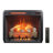 23" Infrared Electric Fireplace Insert with Log Set, Realistic Flame & Remote Timer