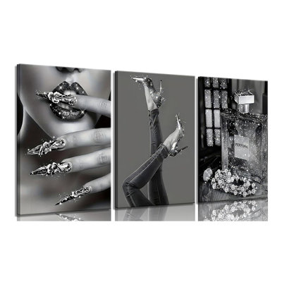 3 Piece Wrapped Canvas Wall Art